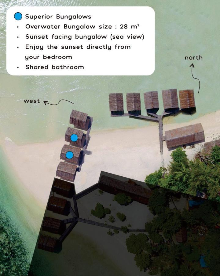 Kri Raja Ampat Bungalows Buitenkant foto